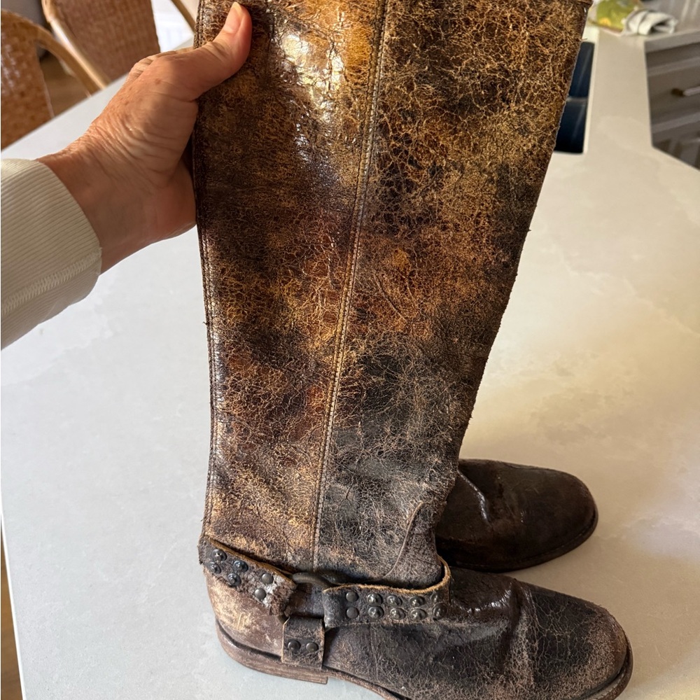 Brown Leather Boots